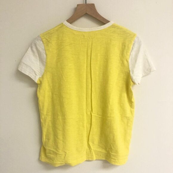 Madewell Yellow Pool vs Beach Tee Shirt - Size S - Picture 6 of 6